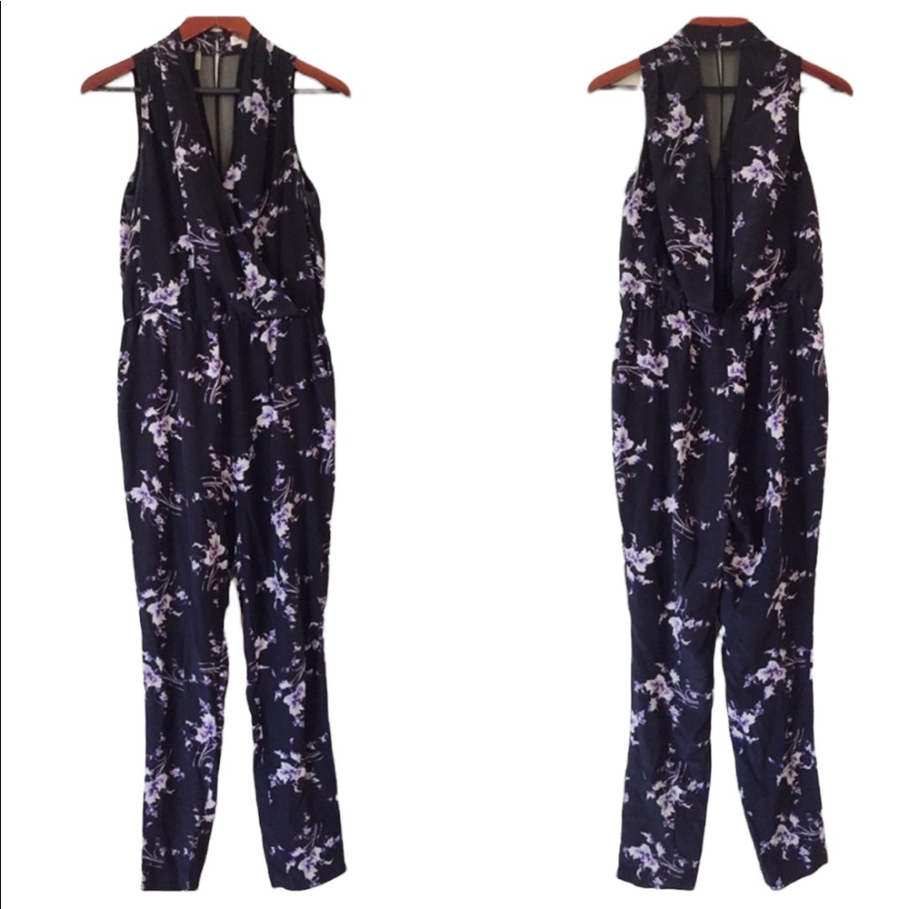 Rebecca Taylor Kiku Draped jumpsuit Size 4
